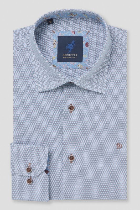 COLE LS SHIRT MF COFFEE