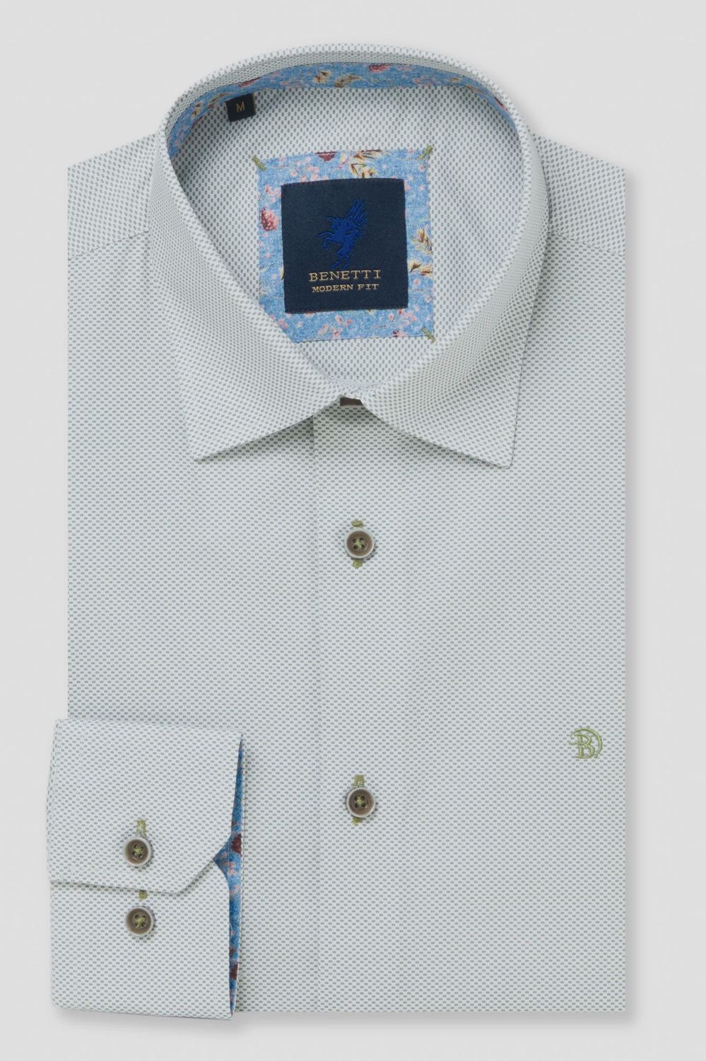 BECKHAM LS SHIRT MF SAGE