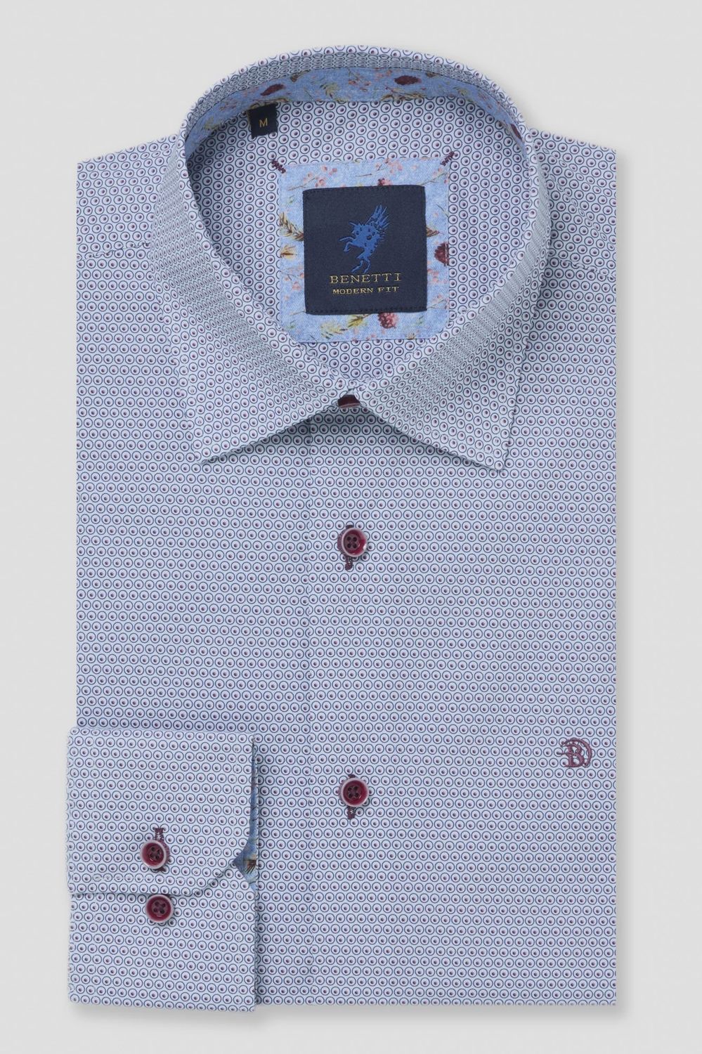 COLE LS SHIRT MF PLUM