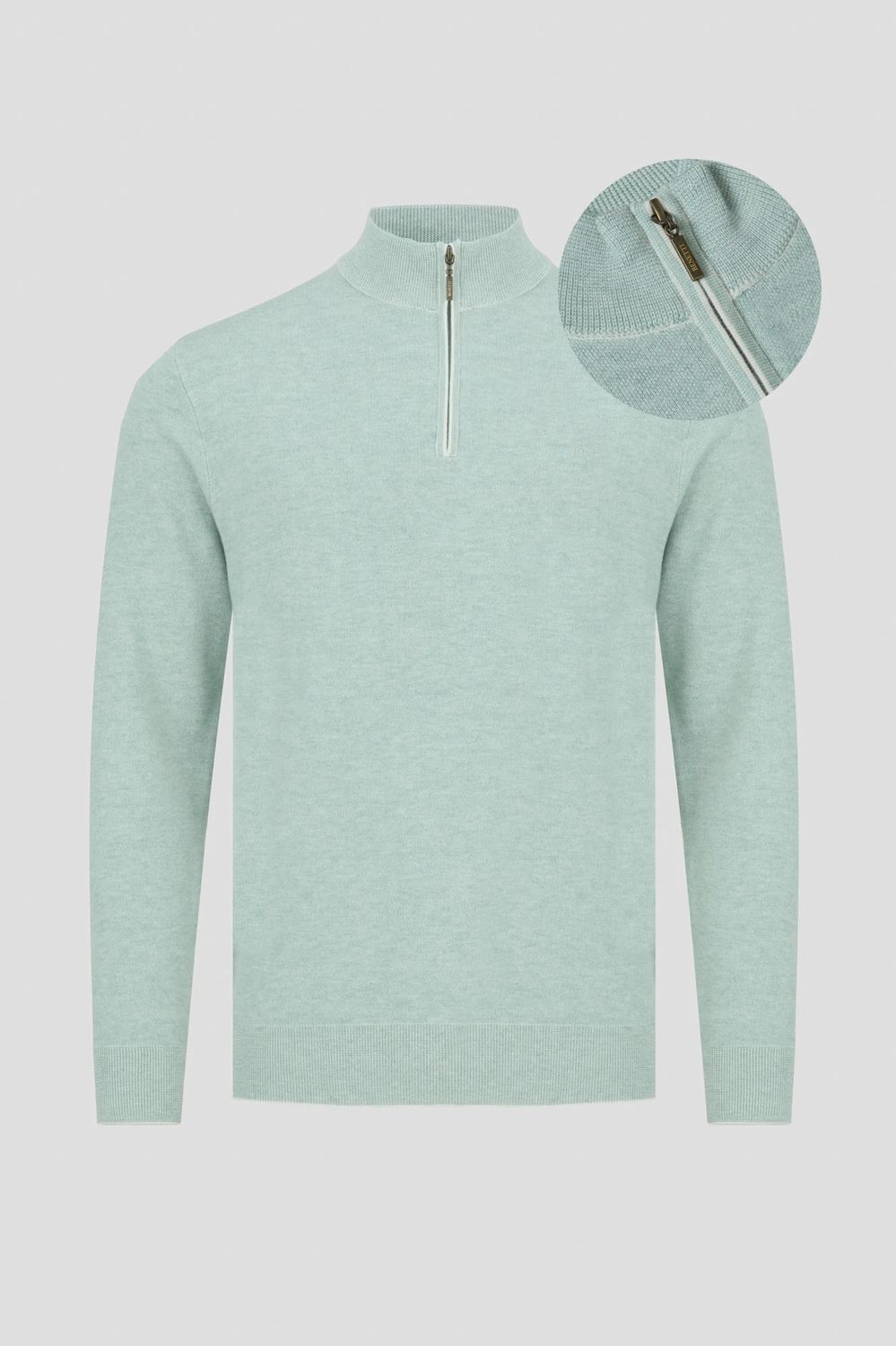 JULIUS 1/4 ZIP SAGE