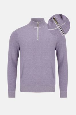 JULIUS 1/4 ZIP LILAC