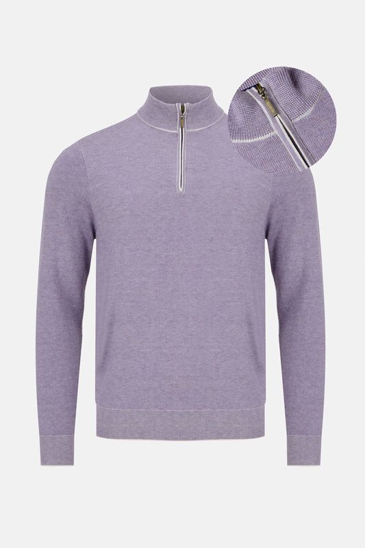 JULIUS 1/4 ZIP LILAC