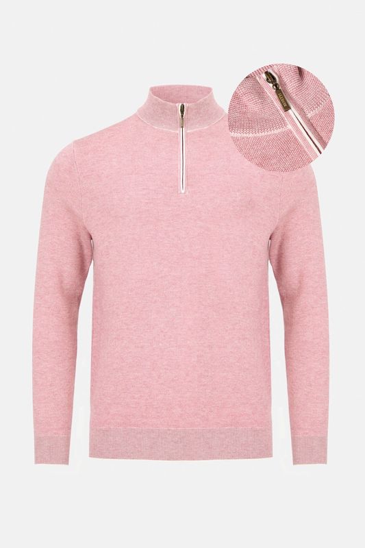JULIUS 1/4 ZIP ROSE