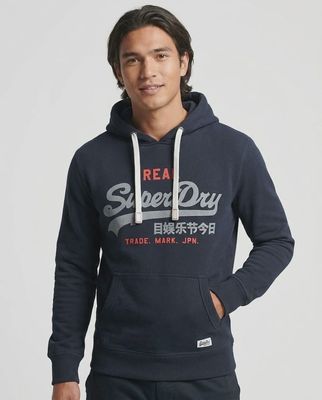 SUPERDRY VL CLASSIC HOOD ECLIPSE NAVY M2014606A