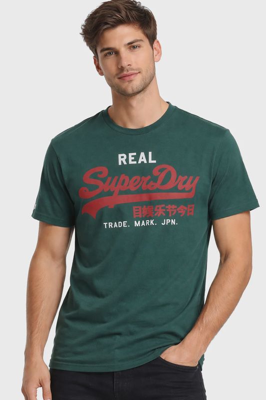 SUPERDRY VL CLASSIC TEE VARSITY GREEN M1012451A