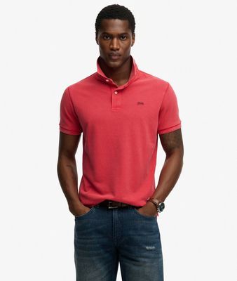 SUPERDRY CLASSIC PIQUE POLO RASBERRY PINK M1110452A