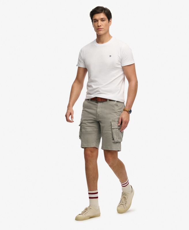 SUPERDRY CORE CARGO SHORT LIGHT KHAKI GREEN M7110433A