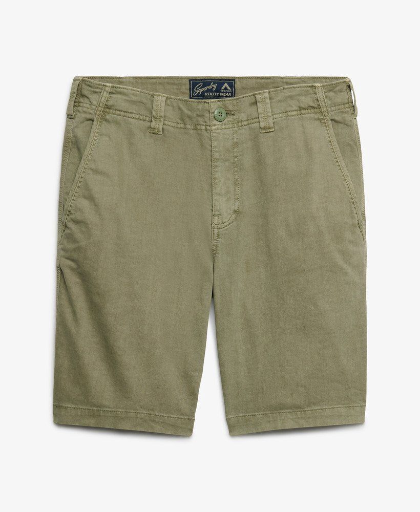 SUPERDRY UTILITY CHINO SHORT OIL GREEN M7110497A
