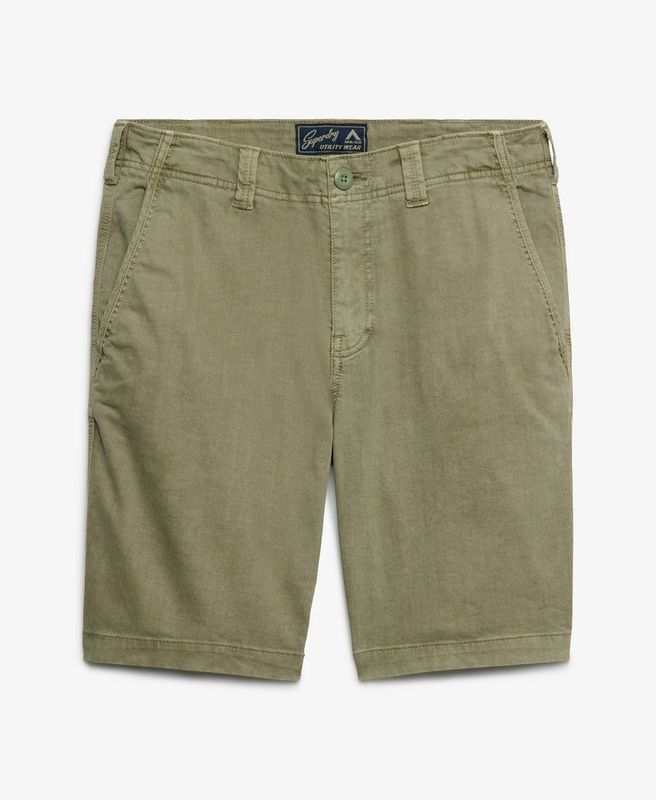 SUPERDRY UTILITY CHINO SHORT OIL GREEN M7110497A