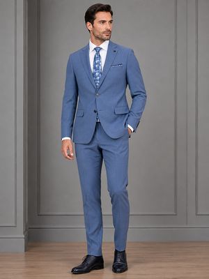 TRAVIS EIFFEL 2PC SUIT BLUE