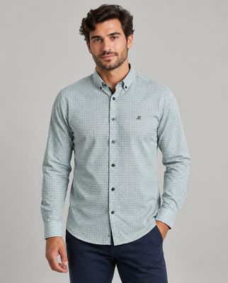 ML252295 LAXEY LS SHIRT GREEN