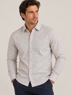 ML252291 STAMP LS SHIRT MULTI PRINT