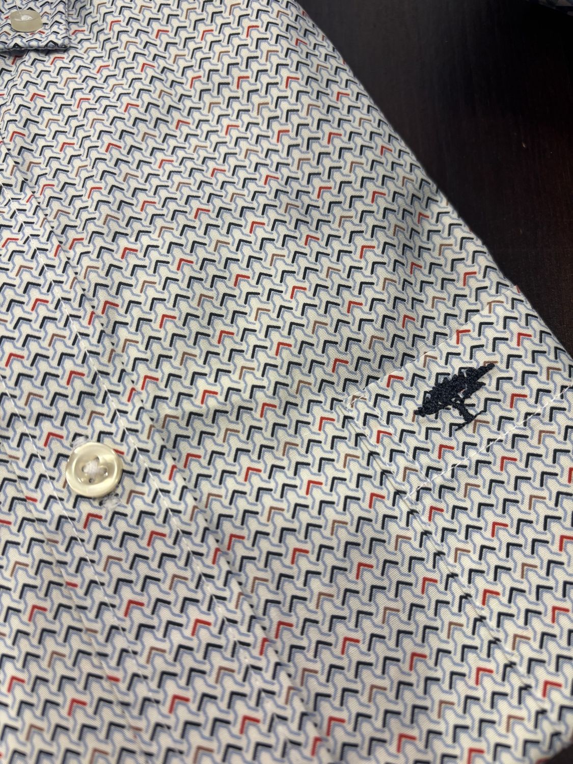 1604 8401 FYNCH HATTON SHIRT COL 369 SPICY RED