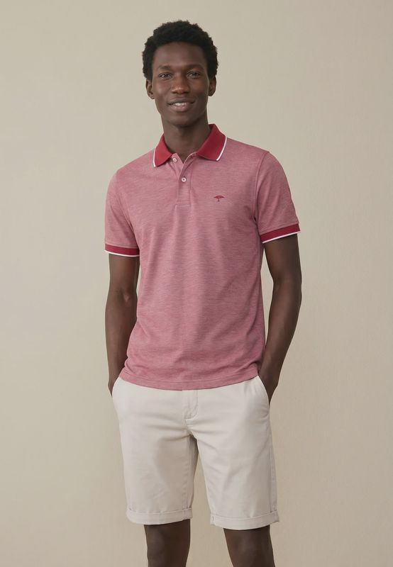 1603 1904 FYNCH HATTON POLO COL 341 CRANBERRY RED