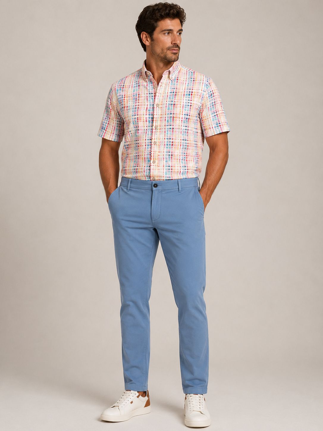 PANTALON LARGO SLIM DARIO BELTRAN P842 COL42343