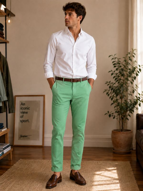 PANTALON LARGO SLIM DARIO BELTRAN P842 COL42344