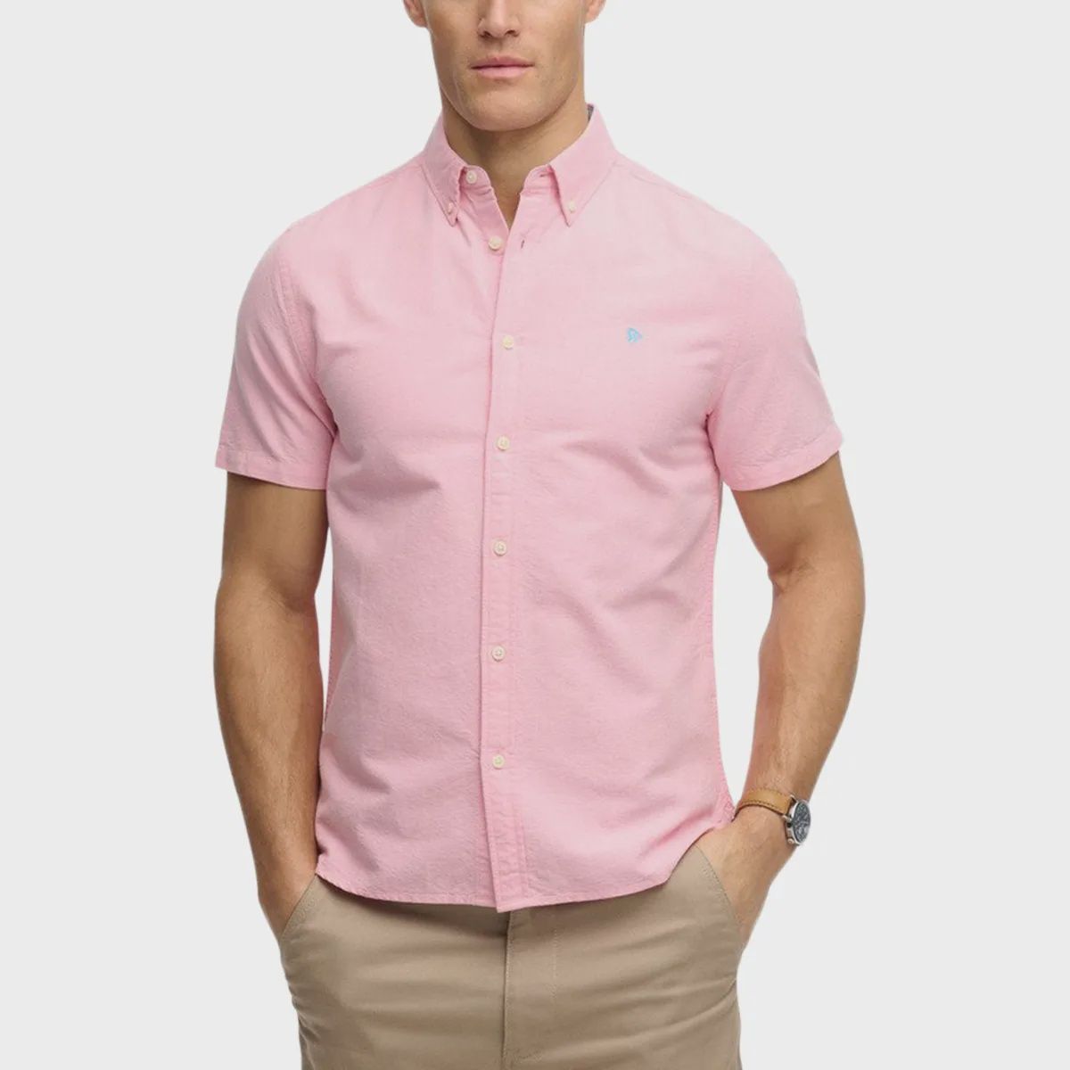 SUPERDRY PREPPY OXFORD SS SHIRT CALI CORAL CHAMBRAY M4011101A SUPERDRY PREPPY OXFORD SS SHIRT CALI CORAL CHAMBRAY M4011101A