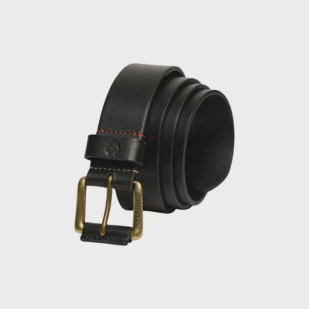 SUPERDRY CLASSIC LEATHER BELT BLACK Y9210122A