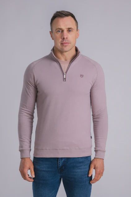 FALCONS 1/4 ZIP CHERRY BLOSSOM