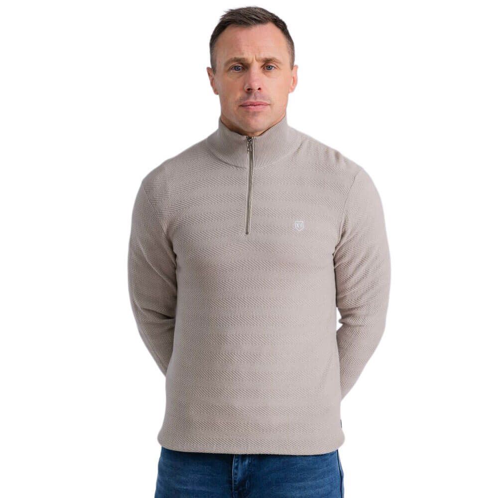OTTAWA 1/4 ZIP SANDSTONE KNIT