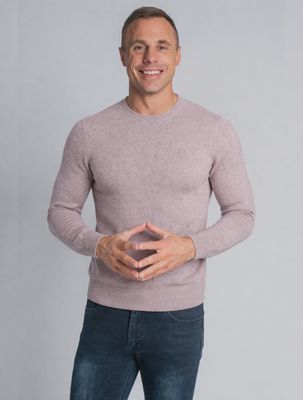 KINSALE O NECK KNIT CHERRY BLOSSOM