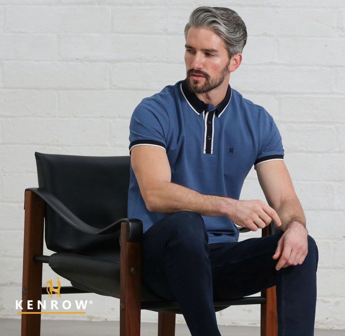 KR10 13010 OMAR POLO DENIM