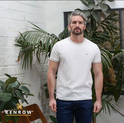 KR10 01008 CORMAC TEE CREAM