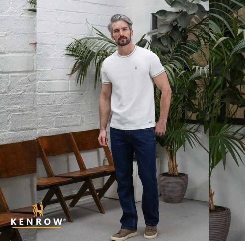 KR1023A683 WADE BOOTCUT JEAN DARK BLUE