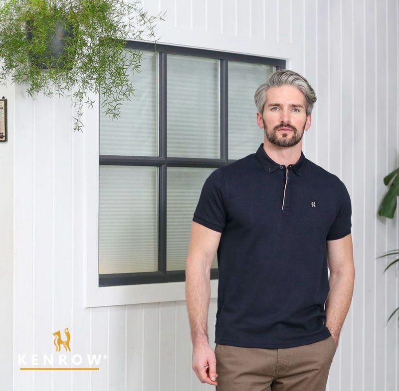 KR10 11007 DAMIEN POLO NAVY