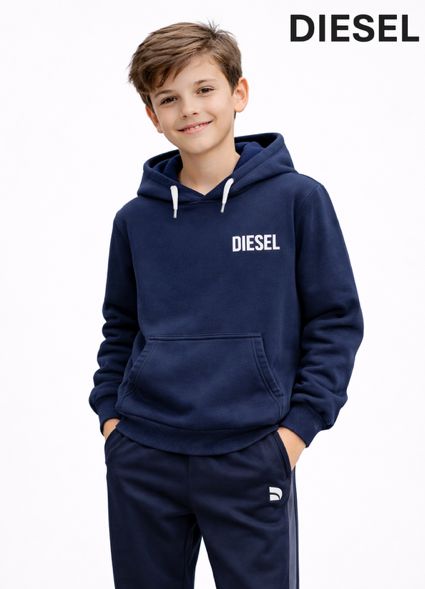 GARMAN HOODIE JNR DENIM DKB 1100010