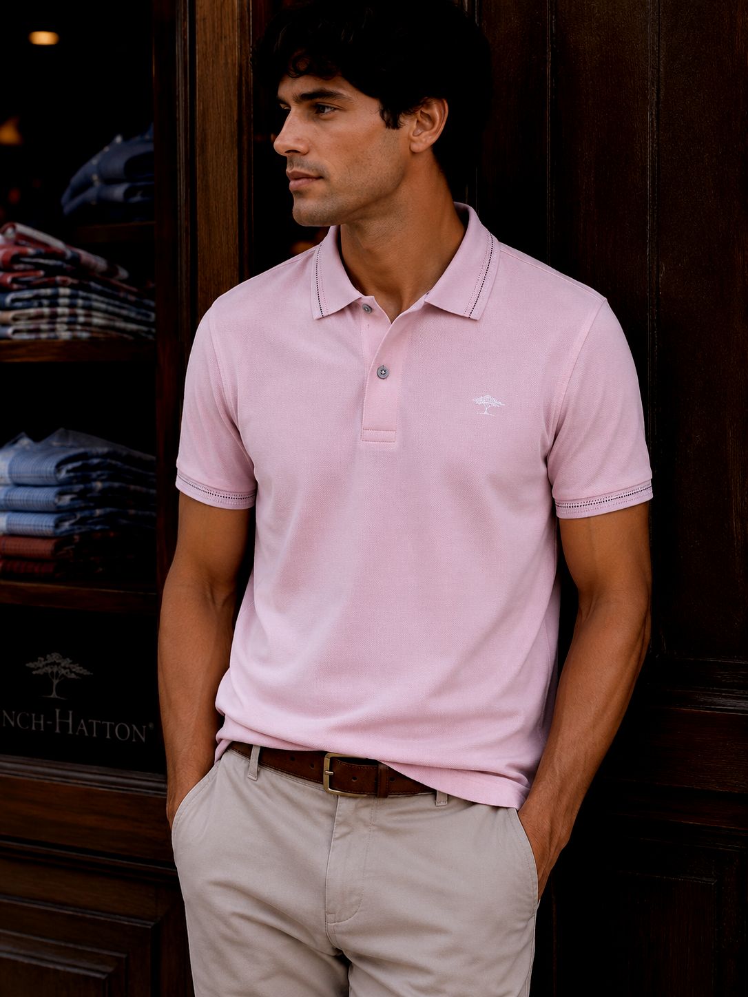 1605 1580 FYNCH HATTON POLO COL 464 MAGNOLIA
