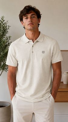 TIGER SHARK POLO ECRU