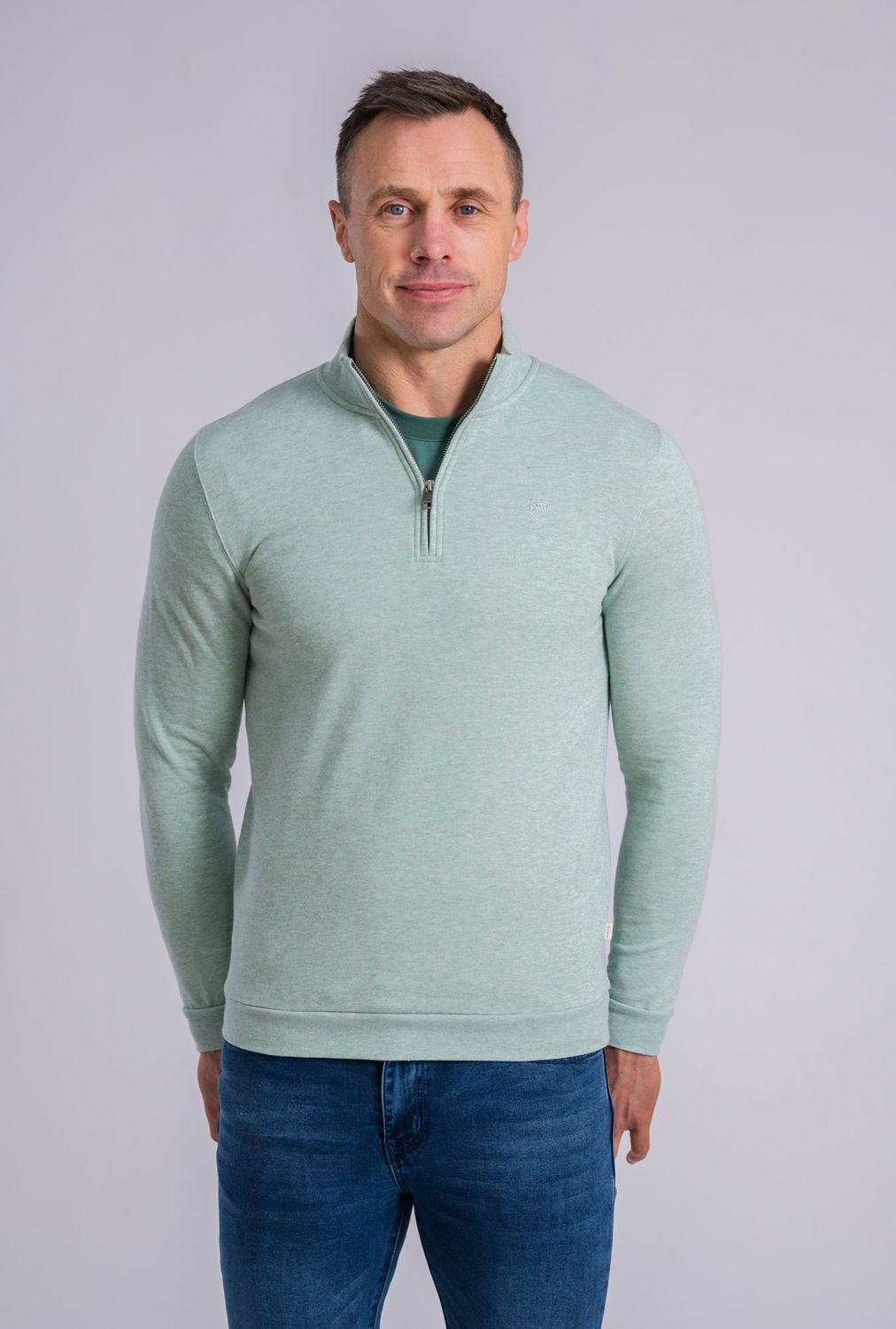 SYDNEY RAYS 1/4 ZIP ALOE HAZE