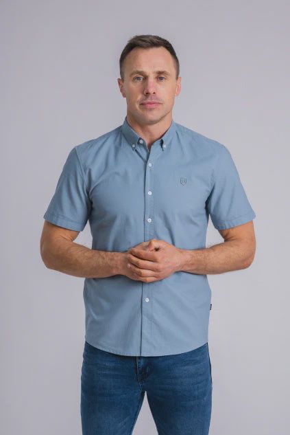 AVUSY SHIRT  BOTANY BLUE