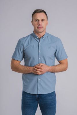 AVUSY SHIRT  BOTANY BLUE
