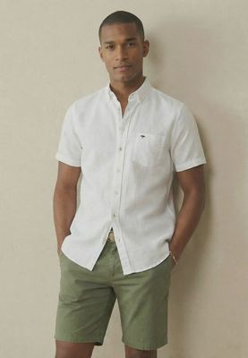 1613 5501 FYNCH HATTON SS SHIRT  COL 5500 WHITE