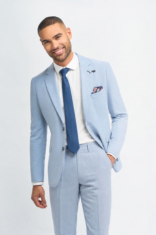 MIAMI HALF LINED BLAZER SKY