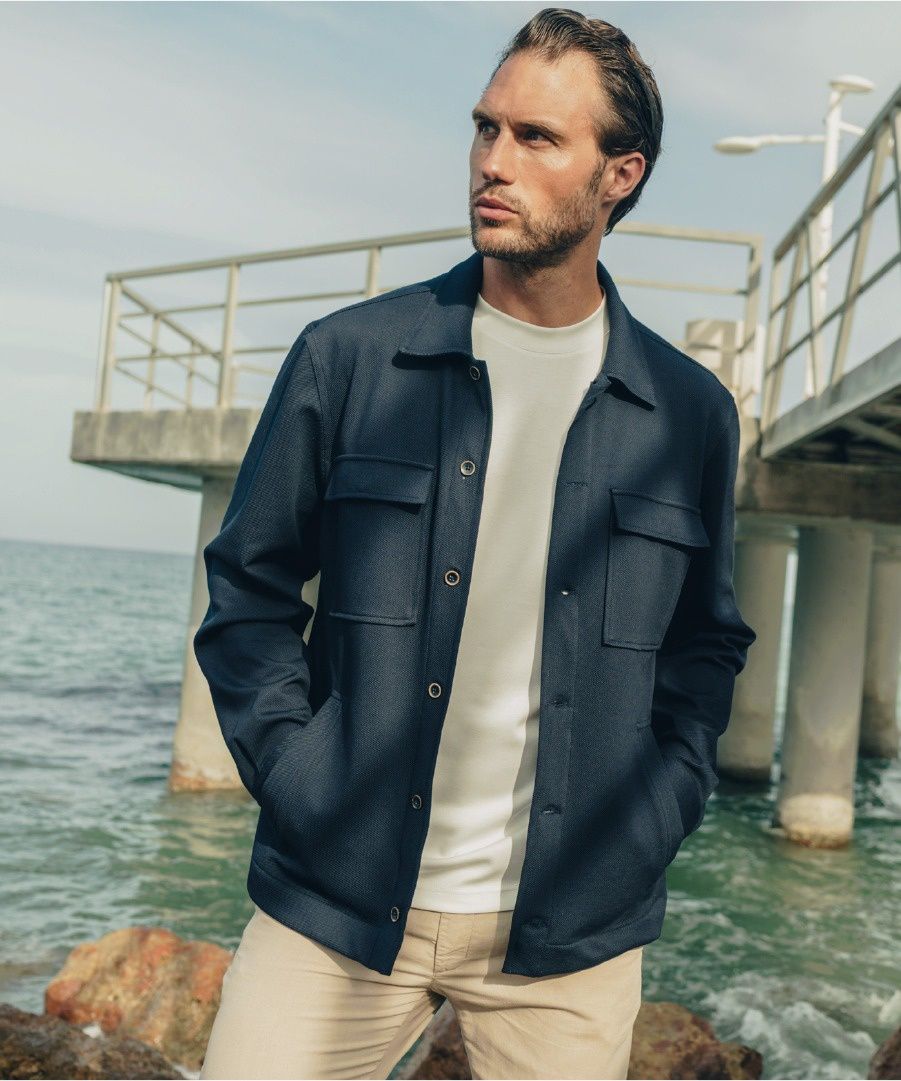 HAR ZOCAL DARIO BELTRAN OVERSHIRT COL 2651