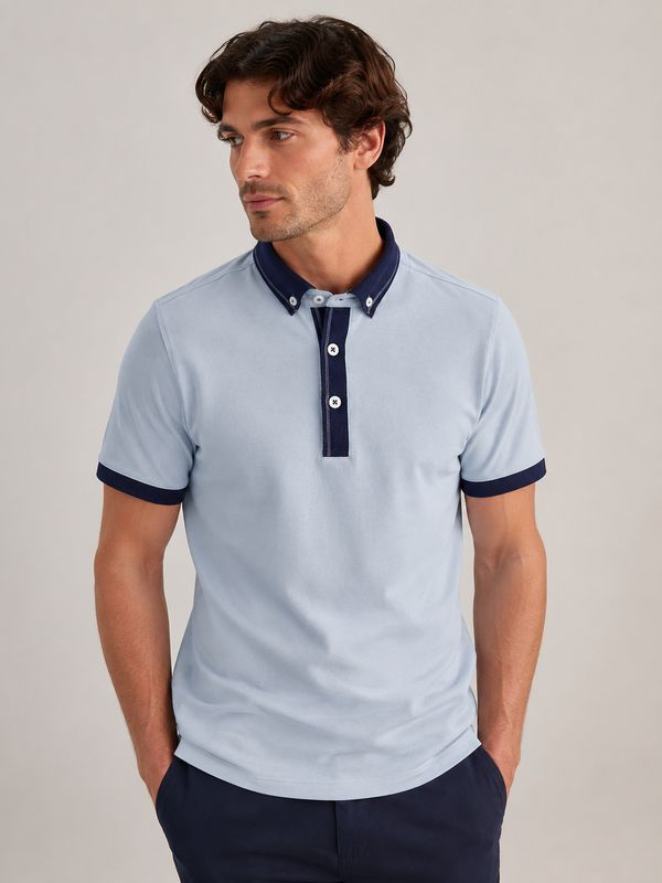 TOM PENN MELANGE POLO TPP981 SKY