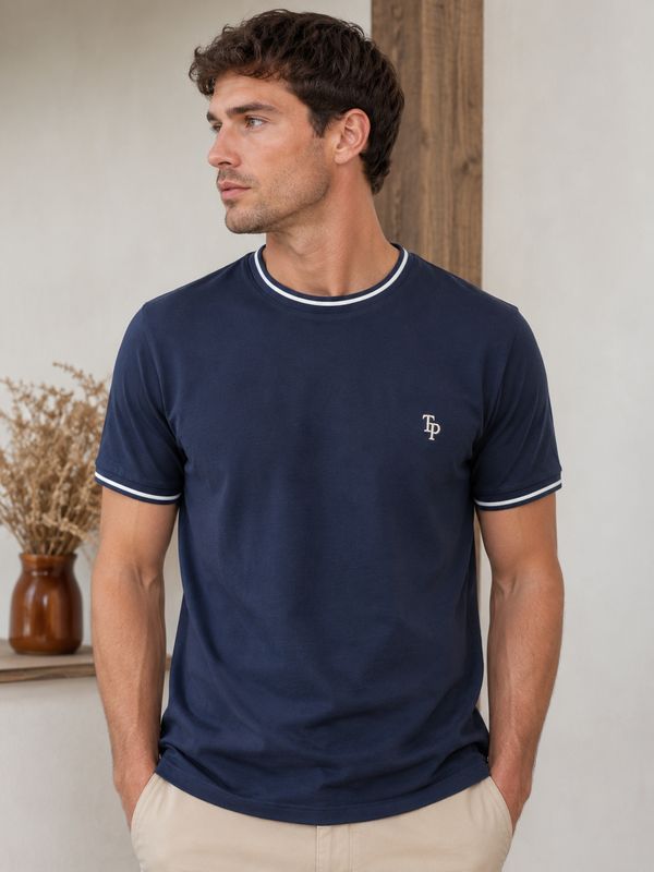 TOM PENN TP TRIM T/SHIRT TSH196 NAVY
