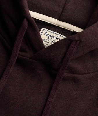 SUPERDRY ESSENTIAL SDCO LOGO ZIPHOOD HERITAGE PORT MARL M2014703A