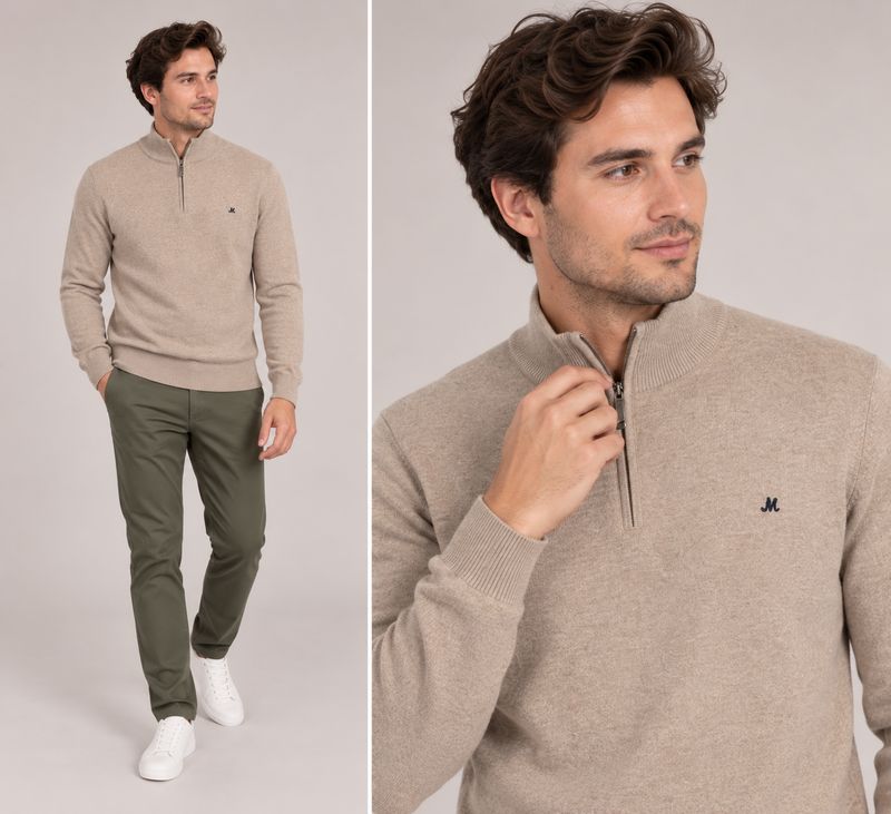 ALTIS 1/4 ZIP CAMEL ML351283 ALTIS 1/4 ZIP CAMEL ML351283