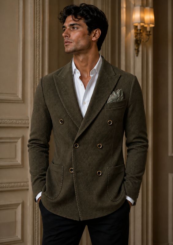 MENS TWO-BI BLAZER SALVIA