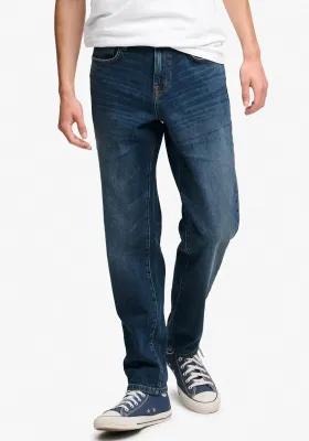SUPERDRY VINTAGE TAPERED JEANS HOMESTEAD DARK INDIGO M7011486A