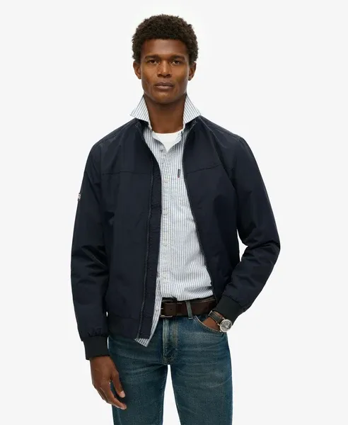 SUPERDRY CAMPUS PADDED HARRINGTON JKT ECLIPSE NAVY  M5012483A