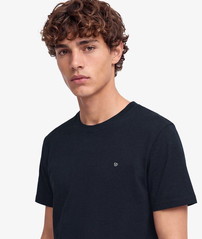 SUPERDRY SDCO LOGO EMB TEE ECLIPSE NAVY/CHALK M1012473A