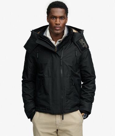 SUPERDRY HOODED MF ARCTIC WINDCHEATER VINTAGE BLACK M5012422A