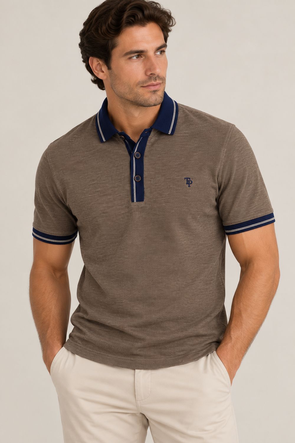 TP MELANGE POLO TPP981 TAN