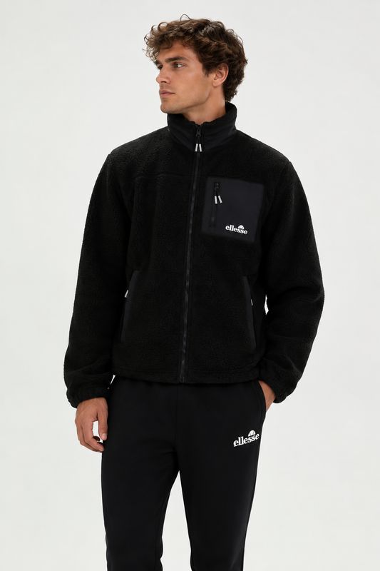 SHF24189 ZERANO 2 1/4 ZIP JACKET BLACK