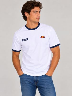 SHR03877 RINGETTO TEE WHITE